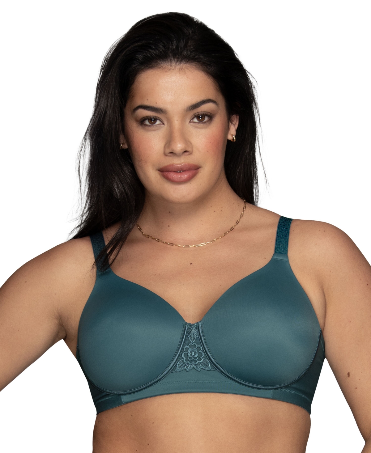 Vanity Fair Women's Beauty Back Full Figure Wirefree Bra in Transformative Teal | Size: 38DD | HerRoom.com