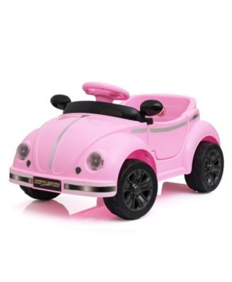 12V Kids Ride On Car - 2.4G Remote Control, Adjustable Speed, Multifunctional Steering Wheel, USB Bluetooth Music, For Kids 2-4
