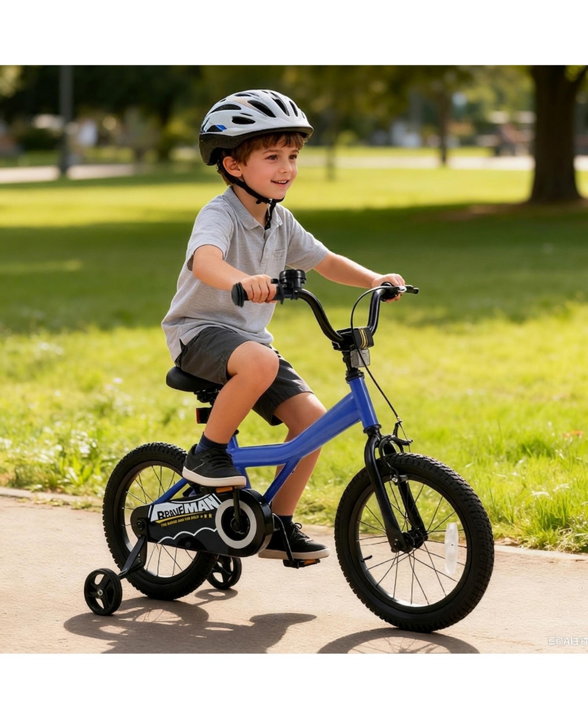 Sugift 16 Inch Kids Bike with Nine-Piece Gear Set, Training Wheels, 110 lbs Capacity, Ages 4-7