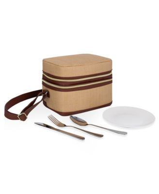 Margot Insulated 5-Piece Lunch Tote Bag with Utensil Set