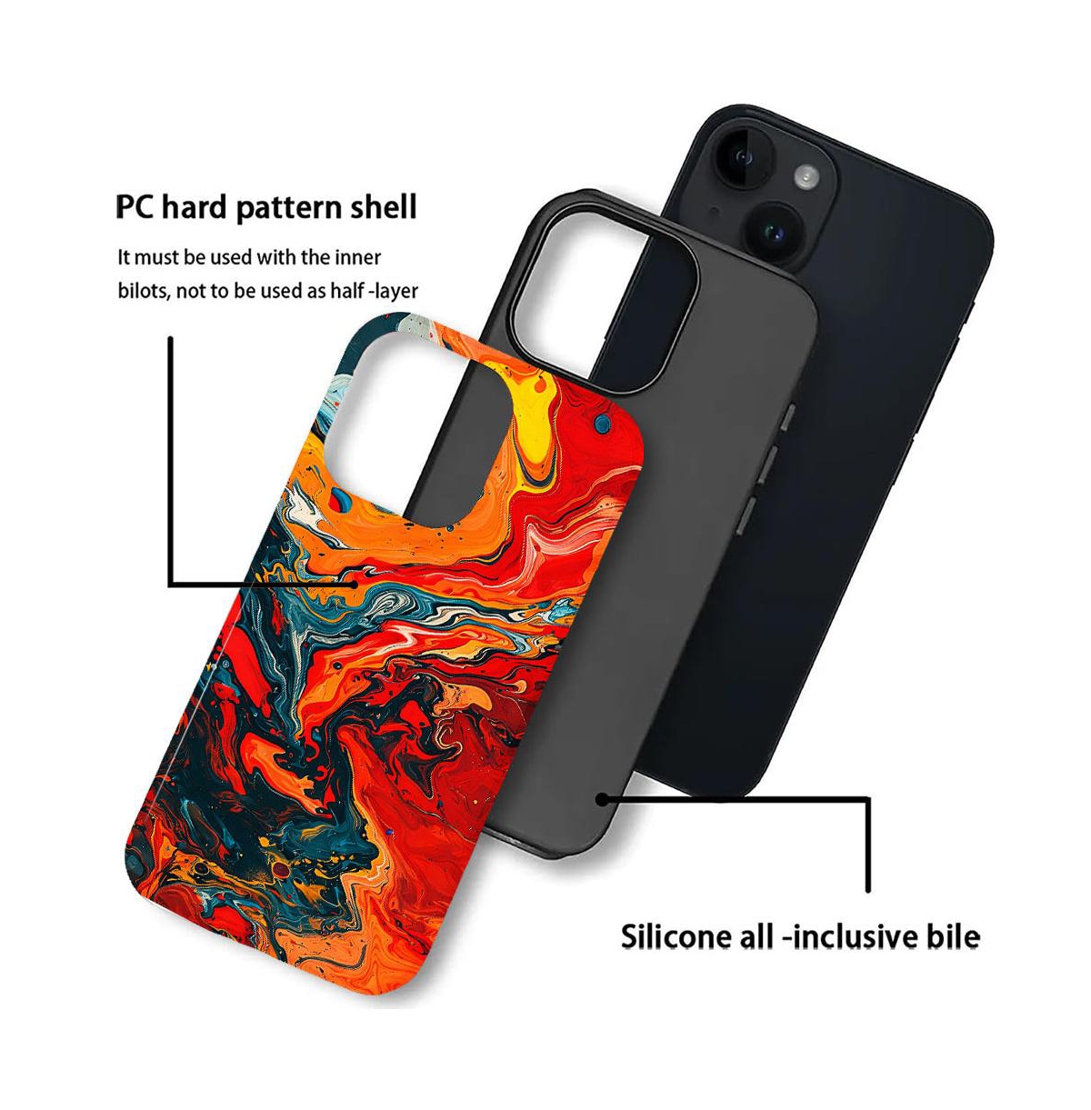 Lisen Dual-Layer Phone Case Compatible with iPhone 14, 15, 16 Pro Max, and Air