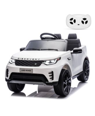 12V Licensed Land Rover 2-Seater Battery-Powered Ride-On Car with Remote Control, Ages 3-8
