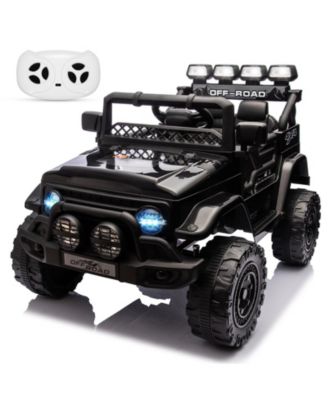 12V Remote Control Electric Ride-On Truck with Spring Suspension, Ages 3-8