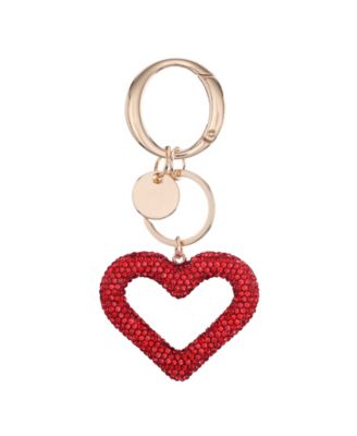Heart Crystal Handbag Charm