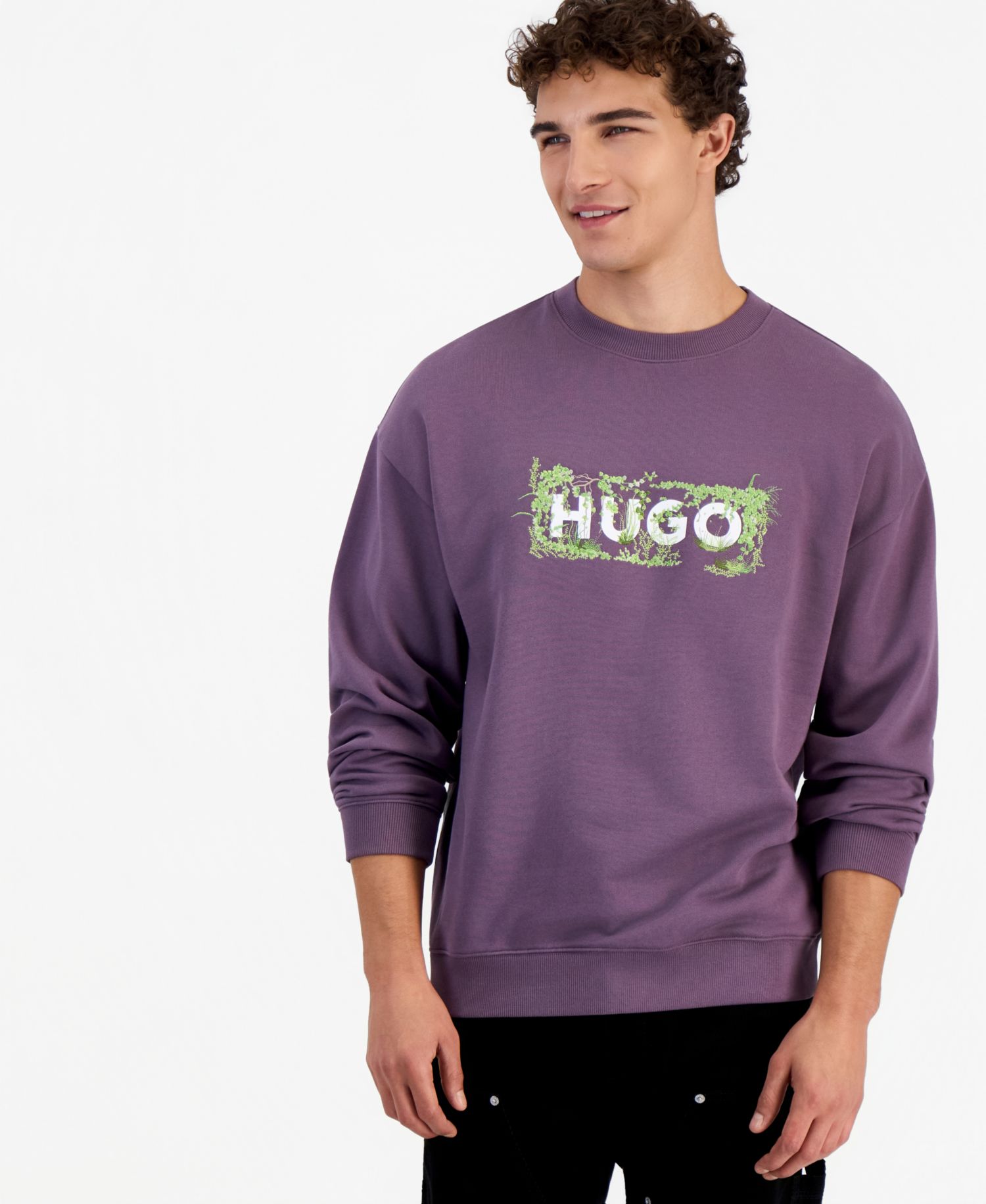 Men's Niviocrew Regular-Fit French Terry Crewneck Sweatshirt