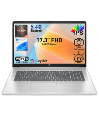 Essential 17.3" FHD Laptop, AMD Ryzen 5 7430U, AMD Radeon Graphics, 8GB RAM, 256GB SSD, Wi-Fi 6, Win11 Home, Silver