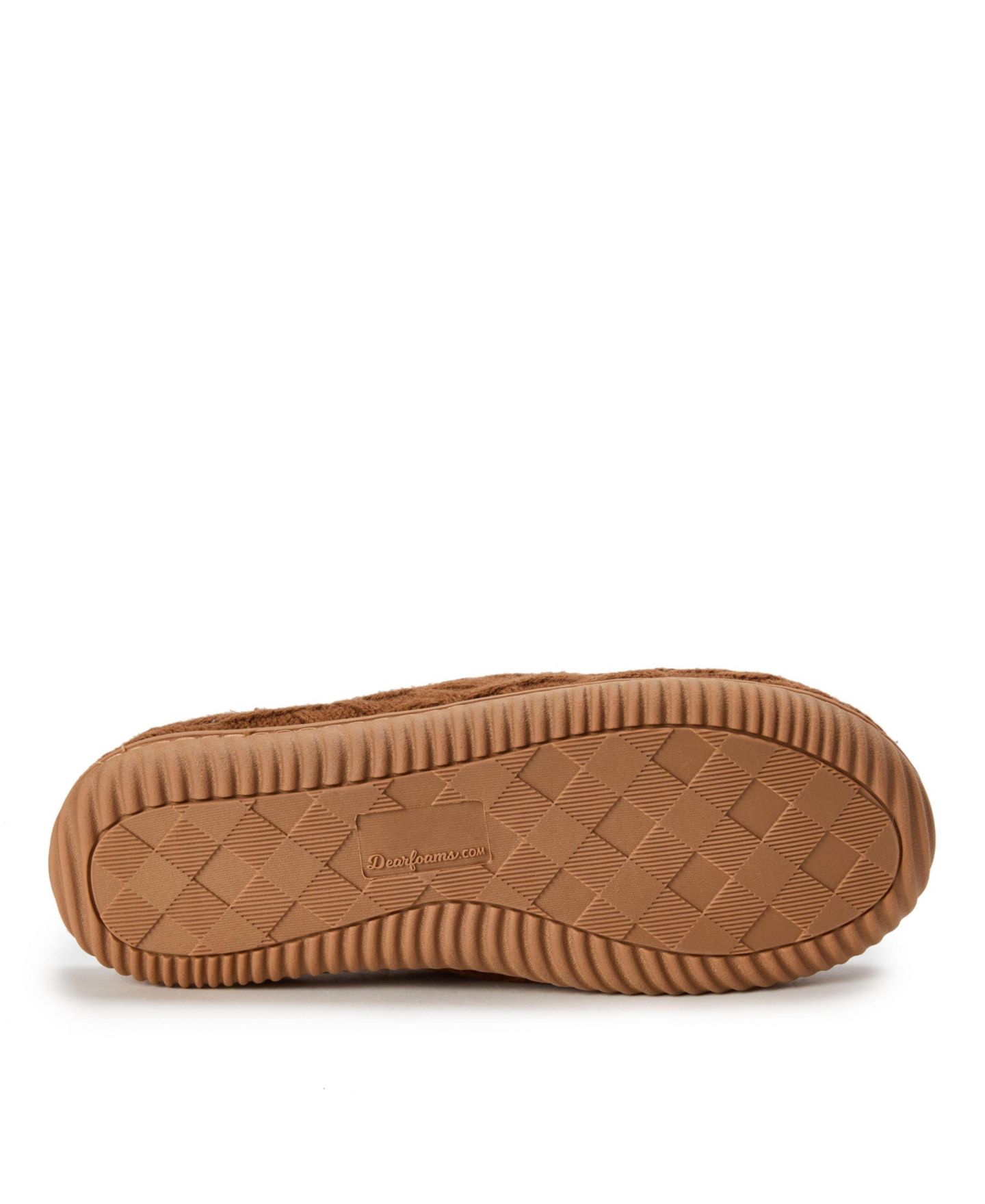 Мужские сабо Dearfoams Case Casual Clog Slippers, цвет: Каштановый — фото 4