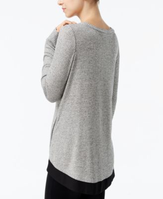 RACHEL Rachel Roy Side-Zip High-Low Top, Created for Macy's