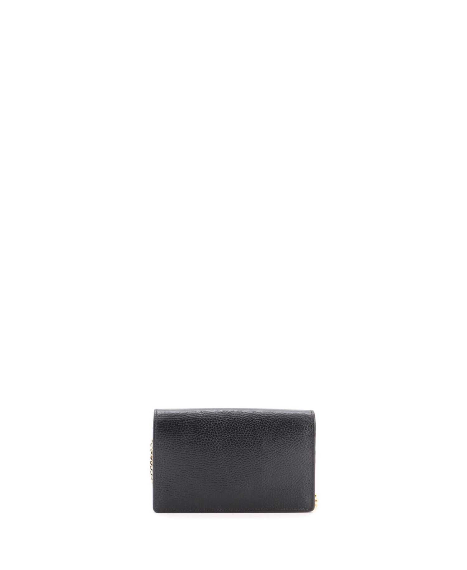 Mini Petite GG Marmont Chain Wallet Leather