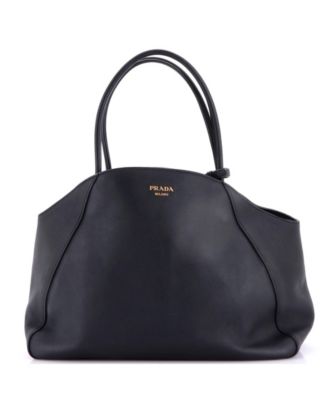 Large Open Tote Soft Grain Leather