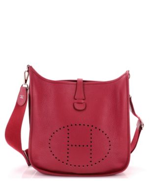 Pre-Owned Hermes PM Evelyne Bag Gen III Clemence