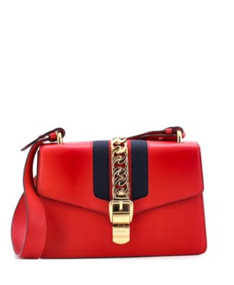 Small Sylvie Shoulder Bag Leather