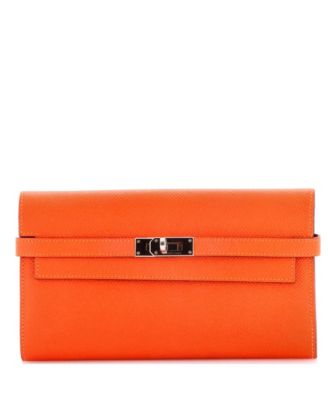 Pre-Owned Hermes Long Kelly Wallet Epsom
