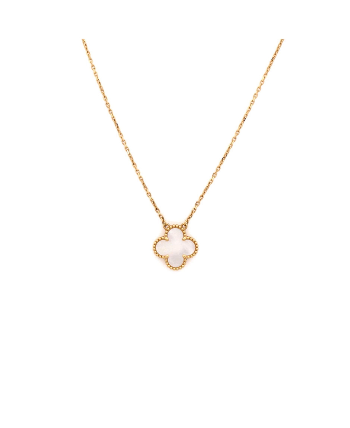 Pre-Owned Van Cleef and Arpels Vintage Alhambra Pendant Necklace - 18k yellow gold