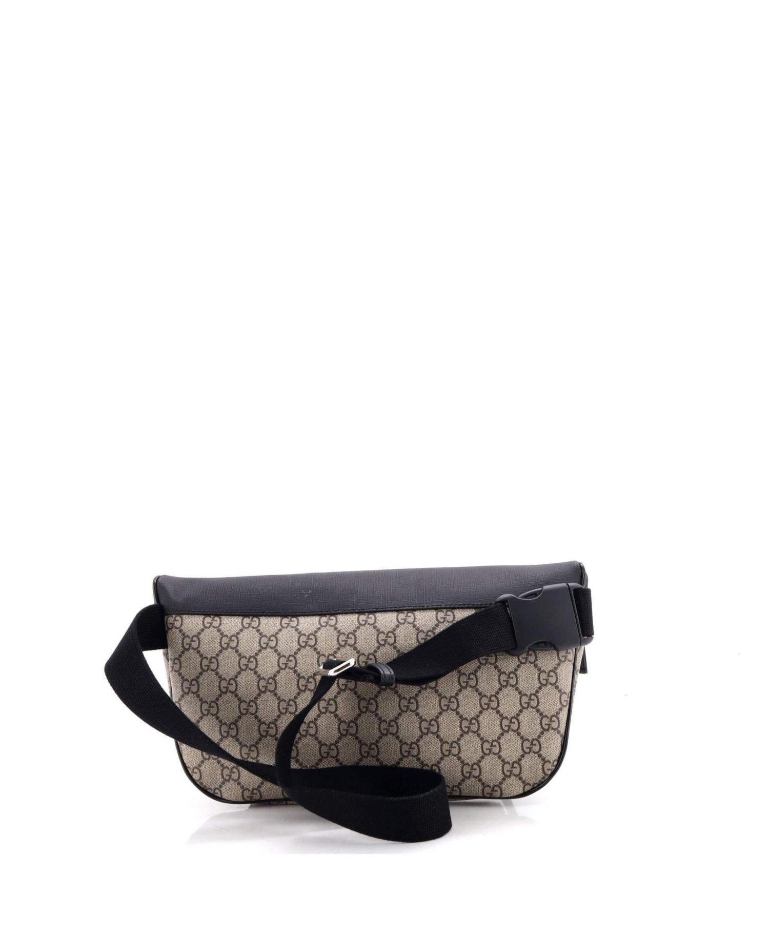 Large Belt Bag GG Coated Canvas with Leather