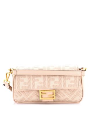 Medium Baguette NM Bag Zucca Embroidered Canvas