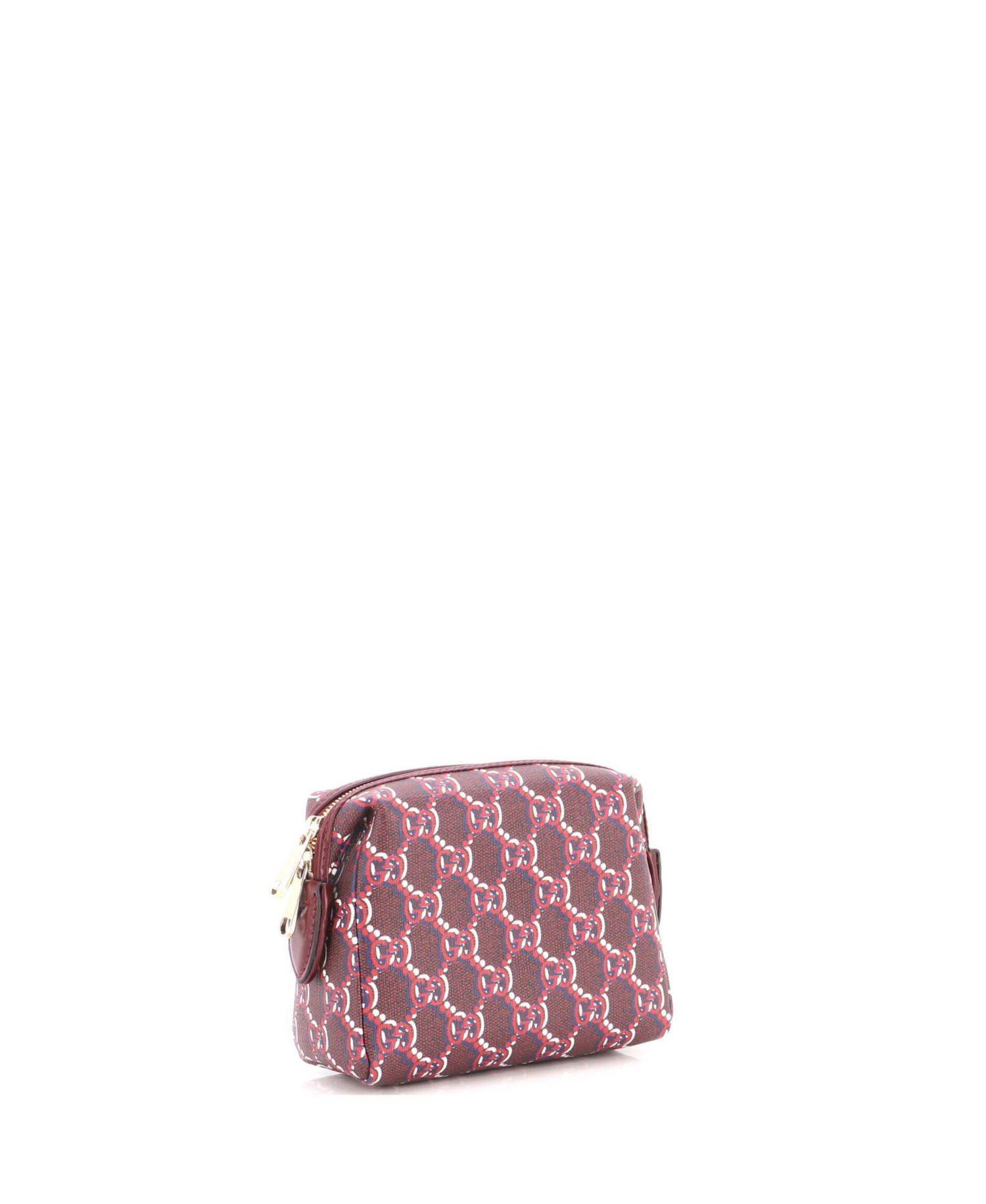 Mini Toiletry Pouch GG Shadow Leather