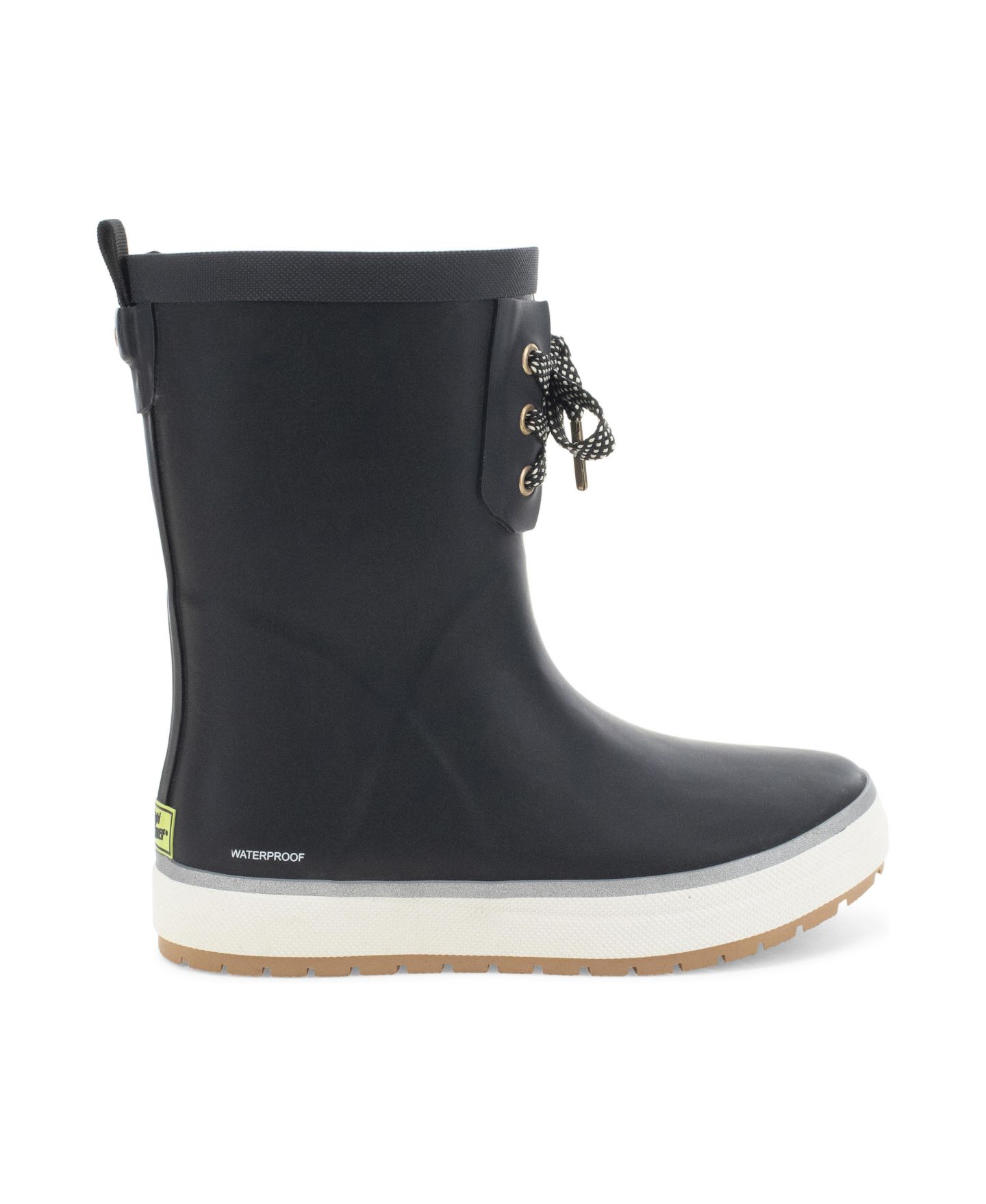 Женские ботинки Western Chief Element Mid Lace Up Rain Boot, цвет: Чёрный — фото 3