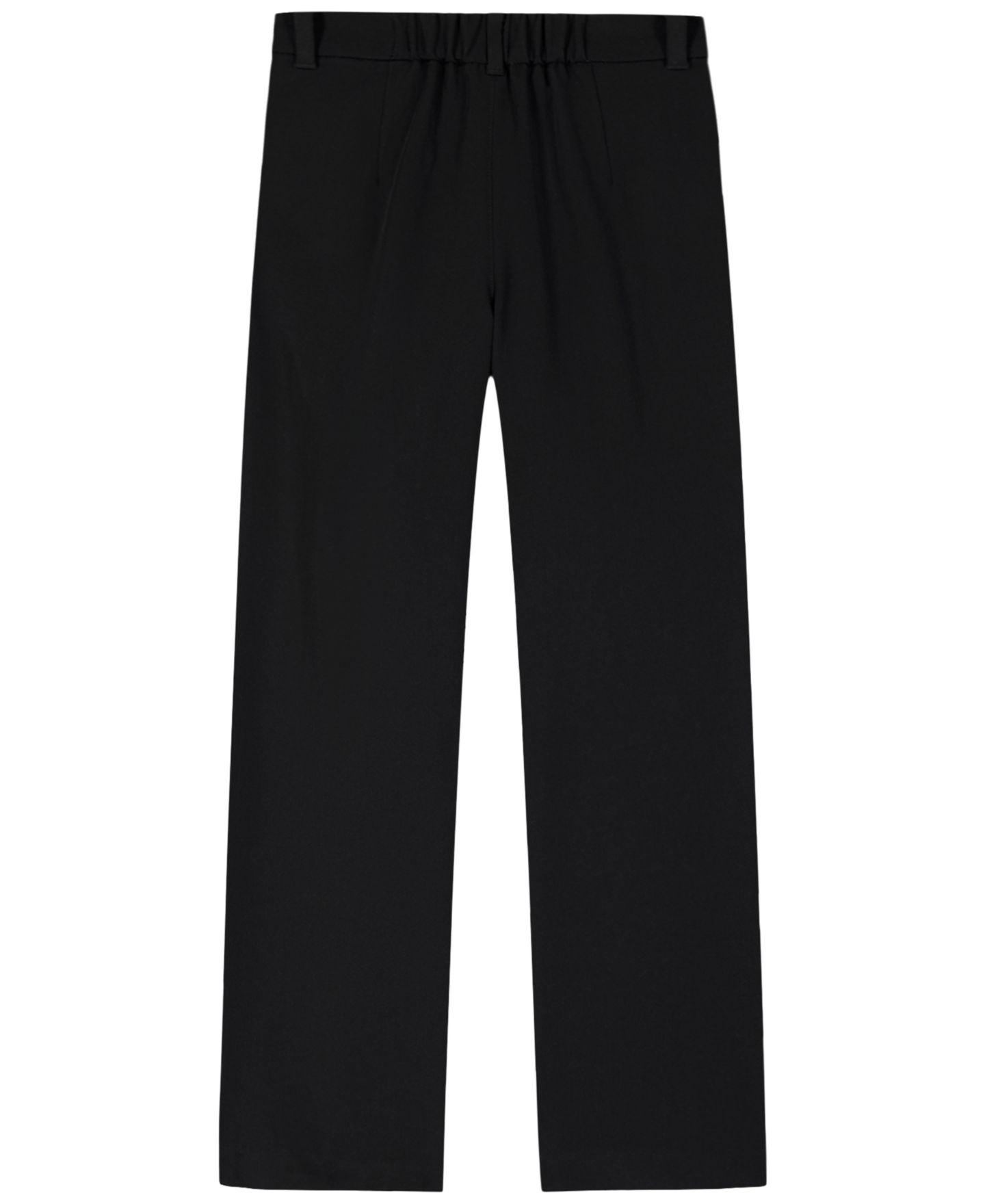 Брюки Calvin Klein Refined Stretch Tailored Wide-Leg для девочек, цвет: Чёрный — фото 2