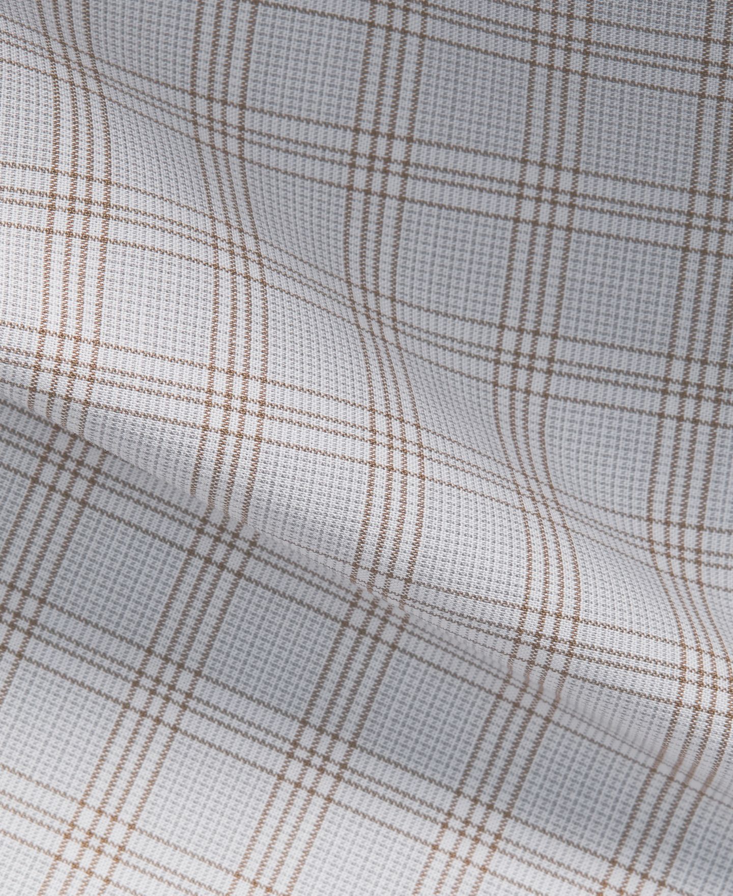 Мужская рубашка Michael Kors Regular-Fit Dress Shirt, цвет: Коричневый разноцветный — фото 3