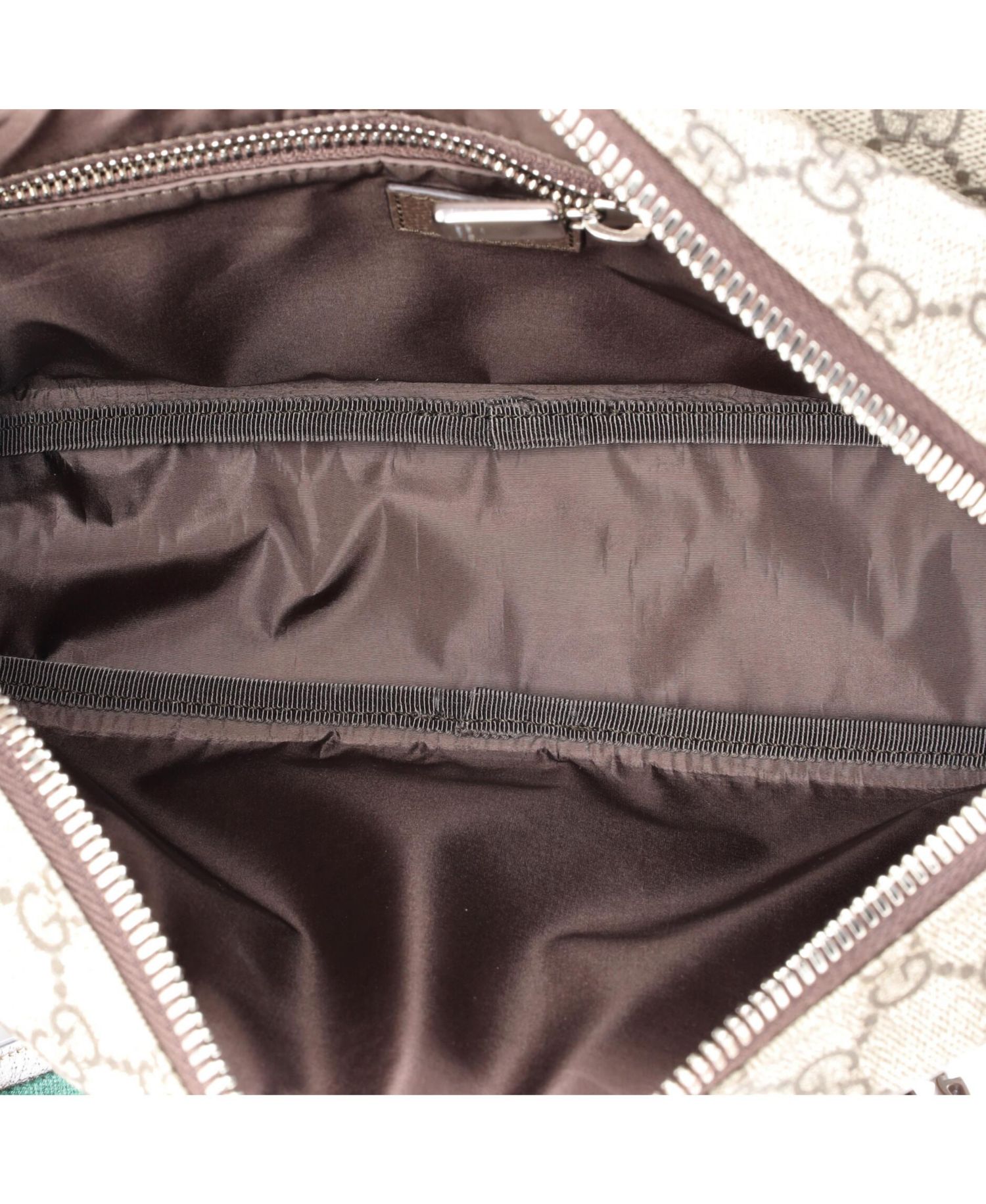 Small Web Buckle Messenger Bag GG Coated Canvas
