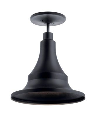 Hampshire 16" Wide Climates Black Modern Outdoor Ceiling Light