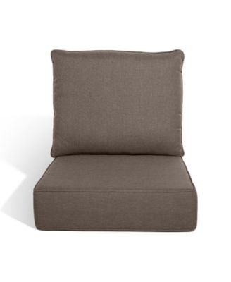 Outdoor Deep Seat Cushion Set 24"x22", 6-inch Thicked Waterproof Patio Furniture Cushions with Removable Cover