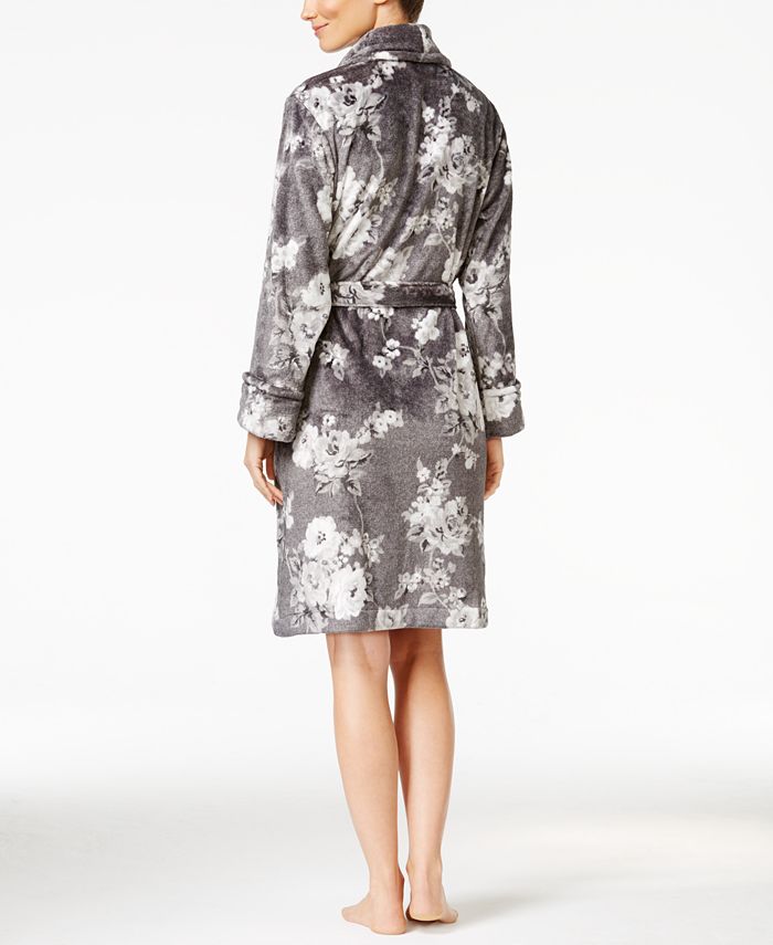 Charter Club Super Soft Printed Robe, Created for Macy's Macy's