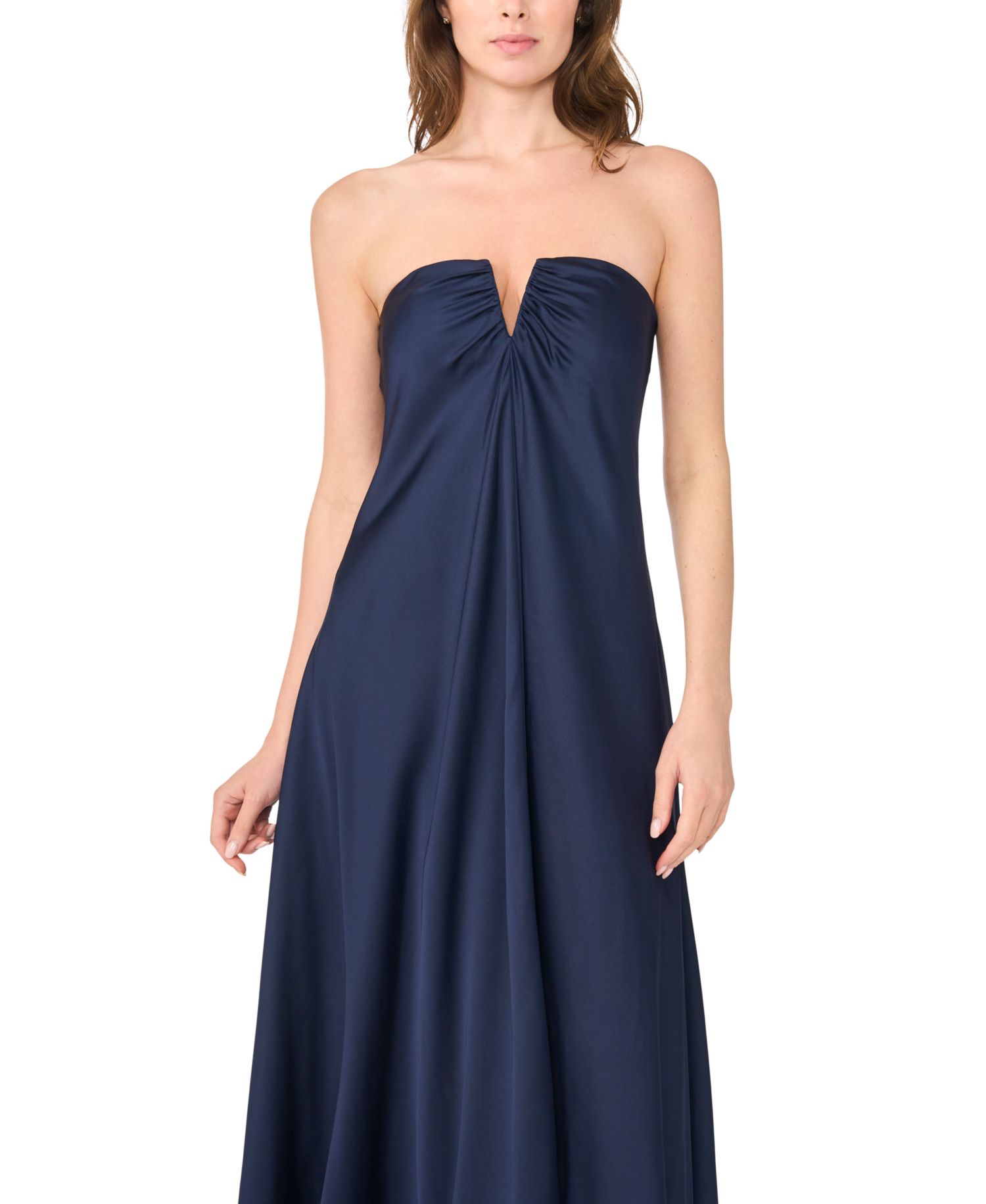 Women's The Emerson Maxi Strapless Satin Dress