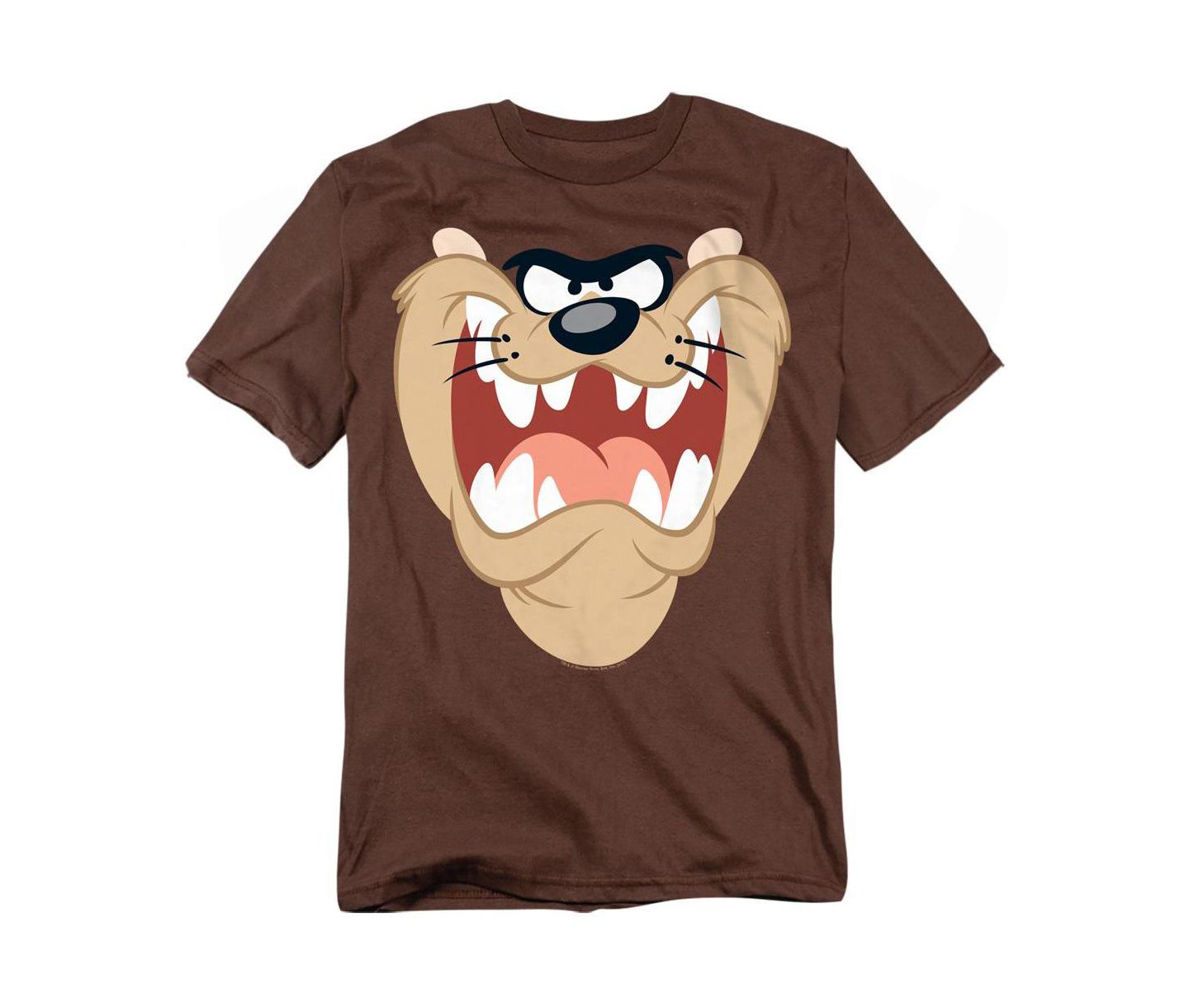 Мужская футболка Looney Tunes Taz Face, цвет: Кофейный — фото 1
