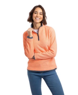 Women's Beye Quarter Zip Grid Fleece Mock Neck Pullover