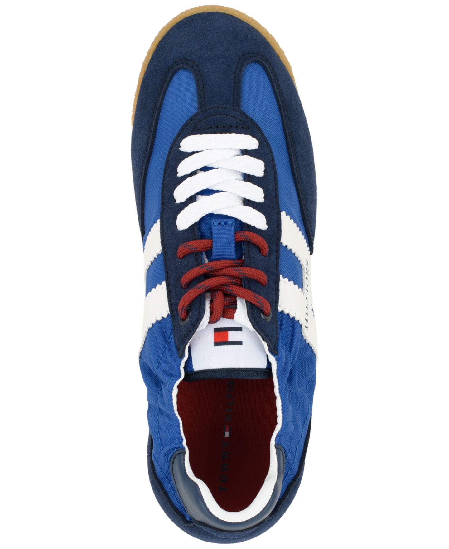 Женские кроссовки Tommy Hilfiger Parisaz Low Profile Lace-Up, цвет: Синий разноцветный / Клетчатый — фото 4