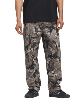 Men's Rock Camo Fleece Open Hem Pants
