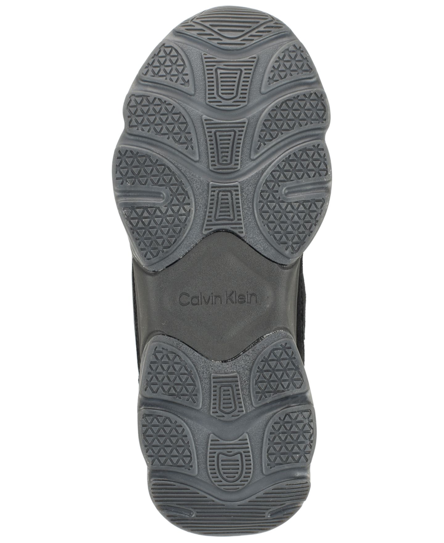 Женские кроссовки Calvin Klein Renni Lace-Up, цвет: Чёрный устричный замшевый — фото 5