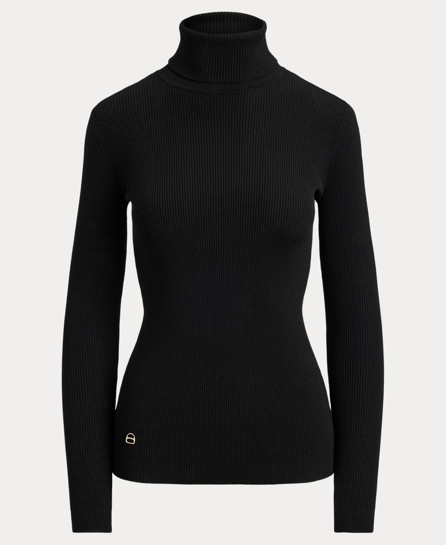 Petite Ribbed Slim-Fit Cotton-Blend Turtleneck Sweater