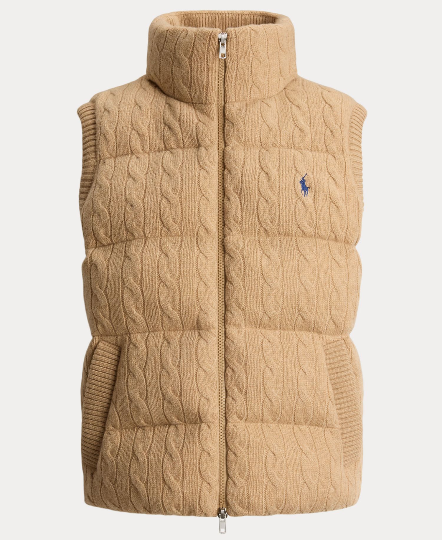 Women's Carly Cable-Knit Wool-Cashmere Sleeveless Vest