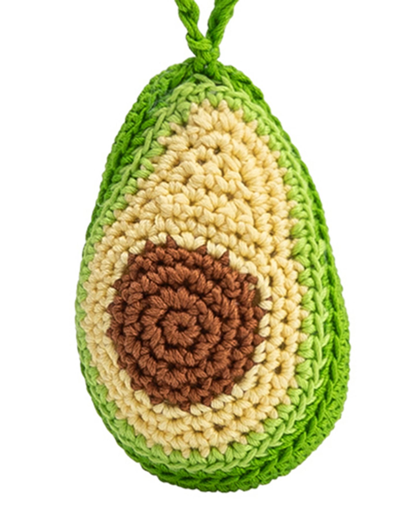 Женский брелок Melie Bianco Avocado Crochet Bag Charm, цвет: Зелёный — фото 3