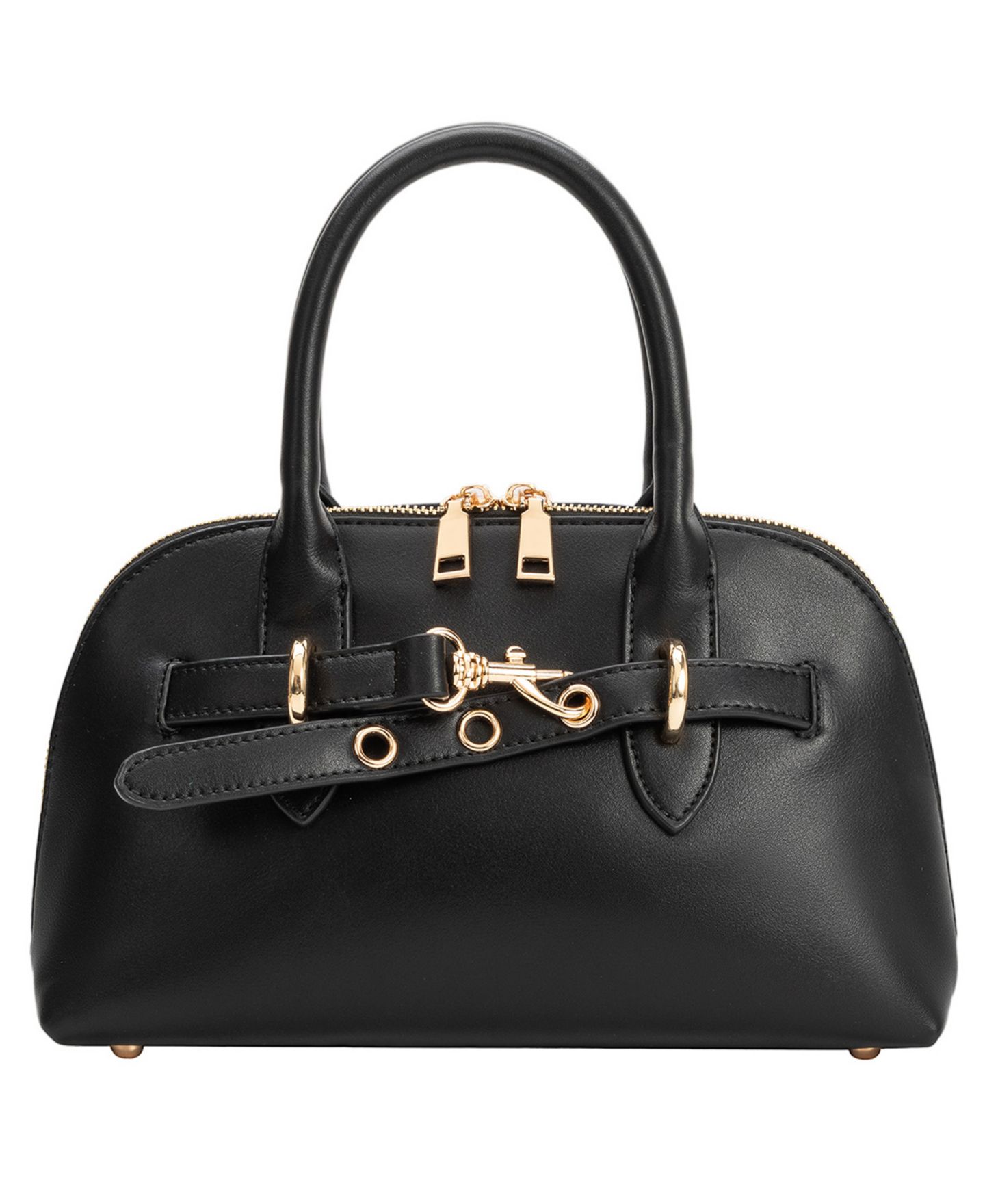 Женская сумка Melie Bianco Rue Medium Top Handle Satchel Handbag, цвет: Чёрный — фото 1