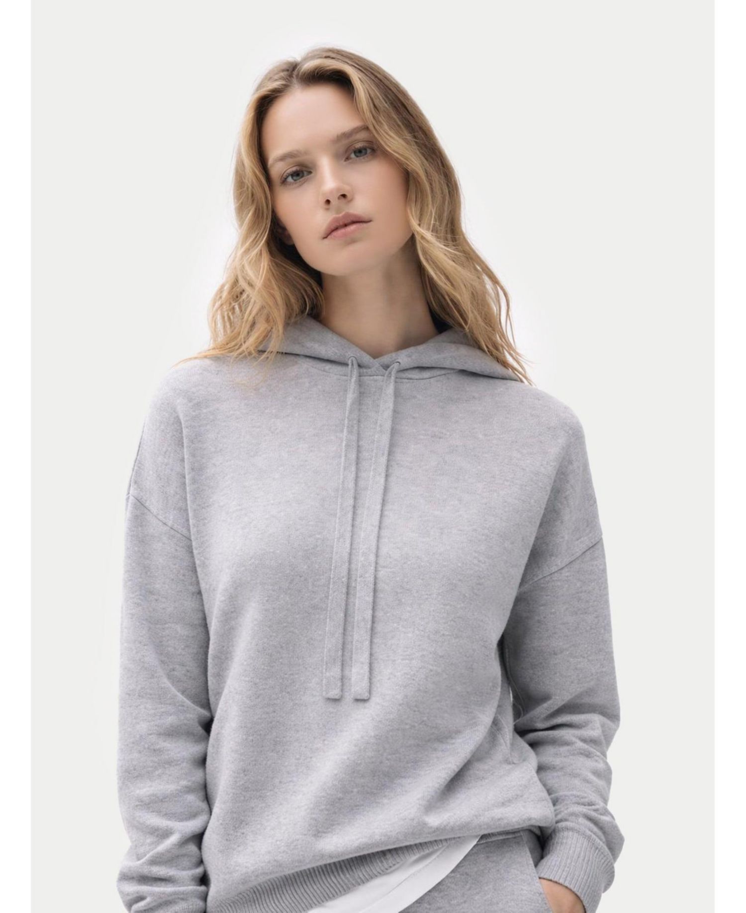 Women's Cashmere Pullover Hoodie