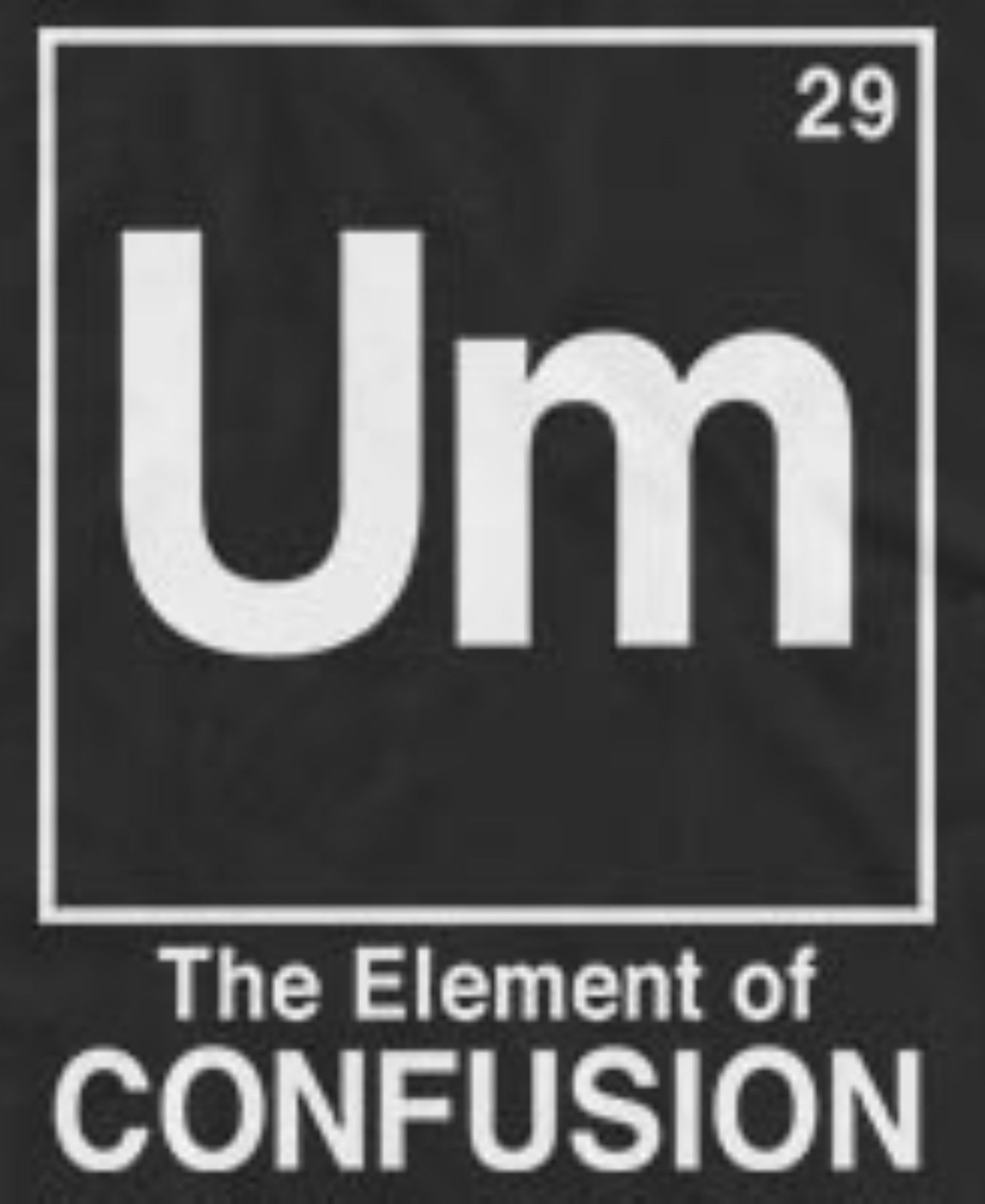 Men's the Element of Confusion Graphic Tank Top