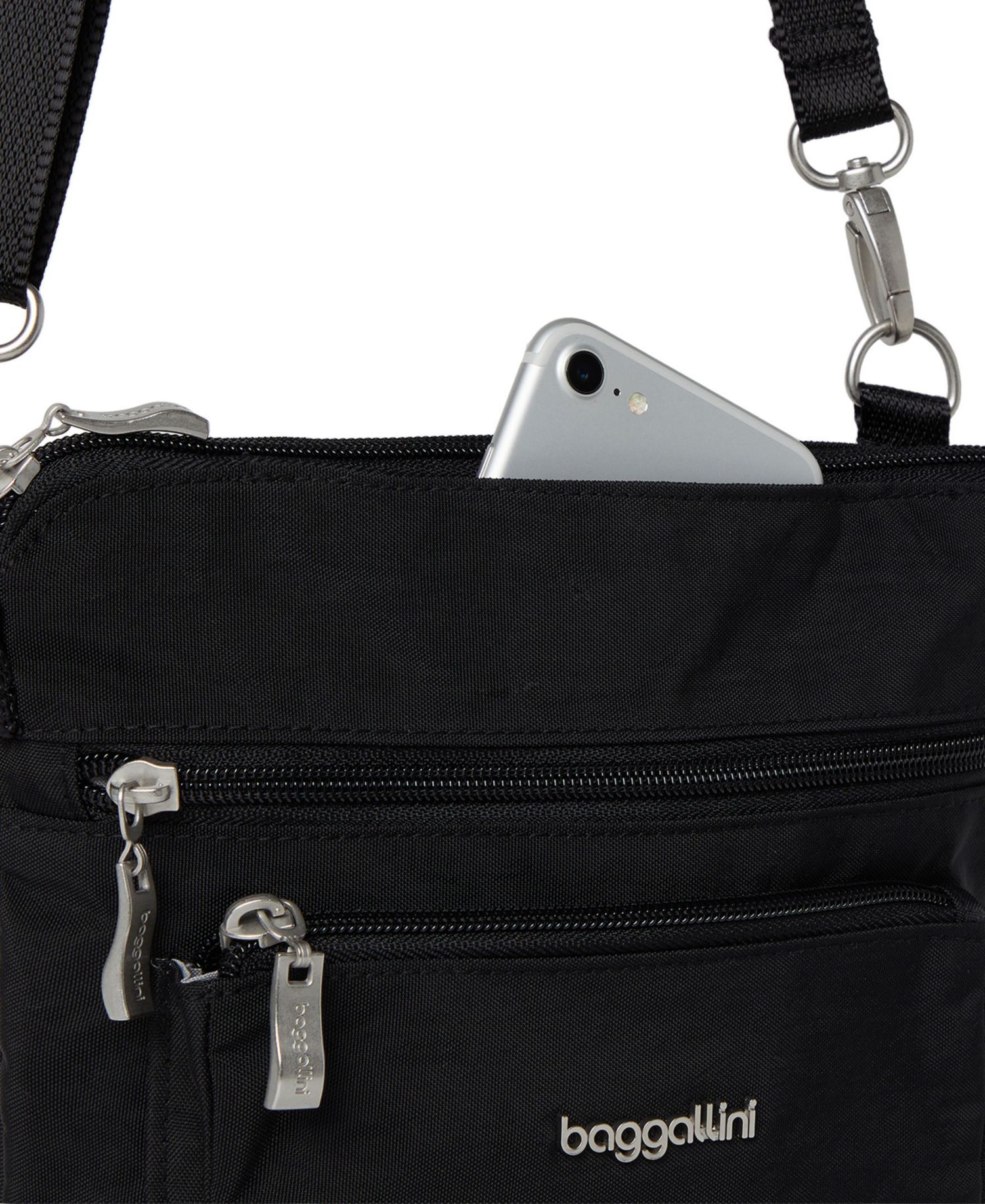 Modern Pocket Adjustable Strap Small Crossbody Handbag