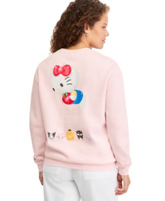 Hello Kitty&reg; and Friends Women's Graphic Crewneck Long-Sleeve Sweatshirt