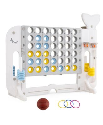 4-in-1 Giant 4-to-Score Yard Game Set, Adjustable Height, 55" x 18.5" x 42.5", Ages 5+
