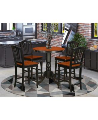 5 Pc counter height pub set-pub Table and 4 bar stools