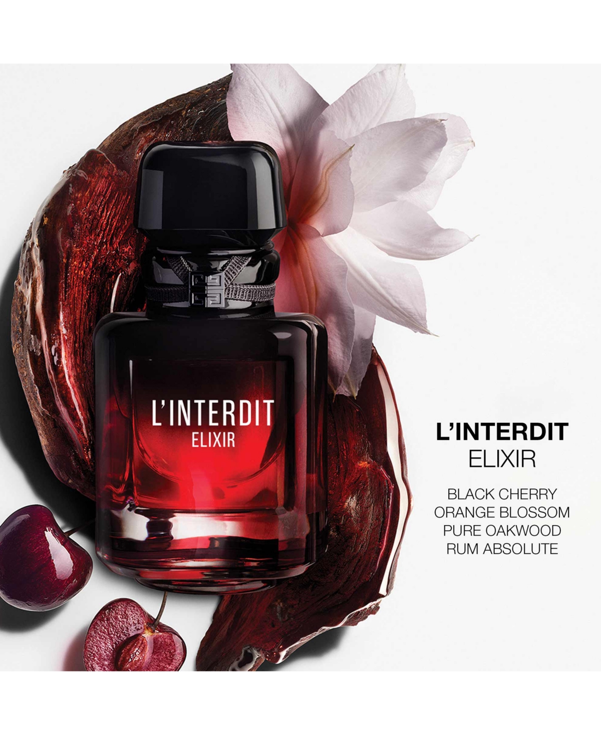 Givenchy L'interdit Elixir Parfum Spray, 1.7 Oz. In Burgundy