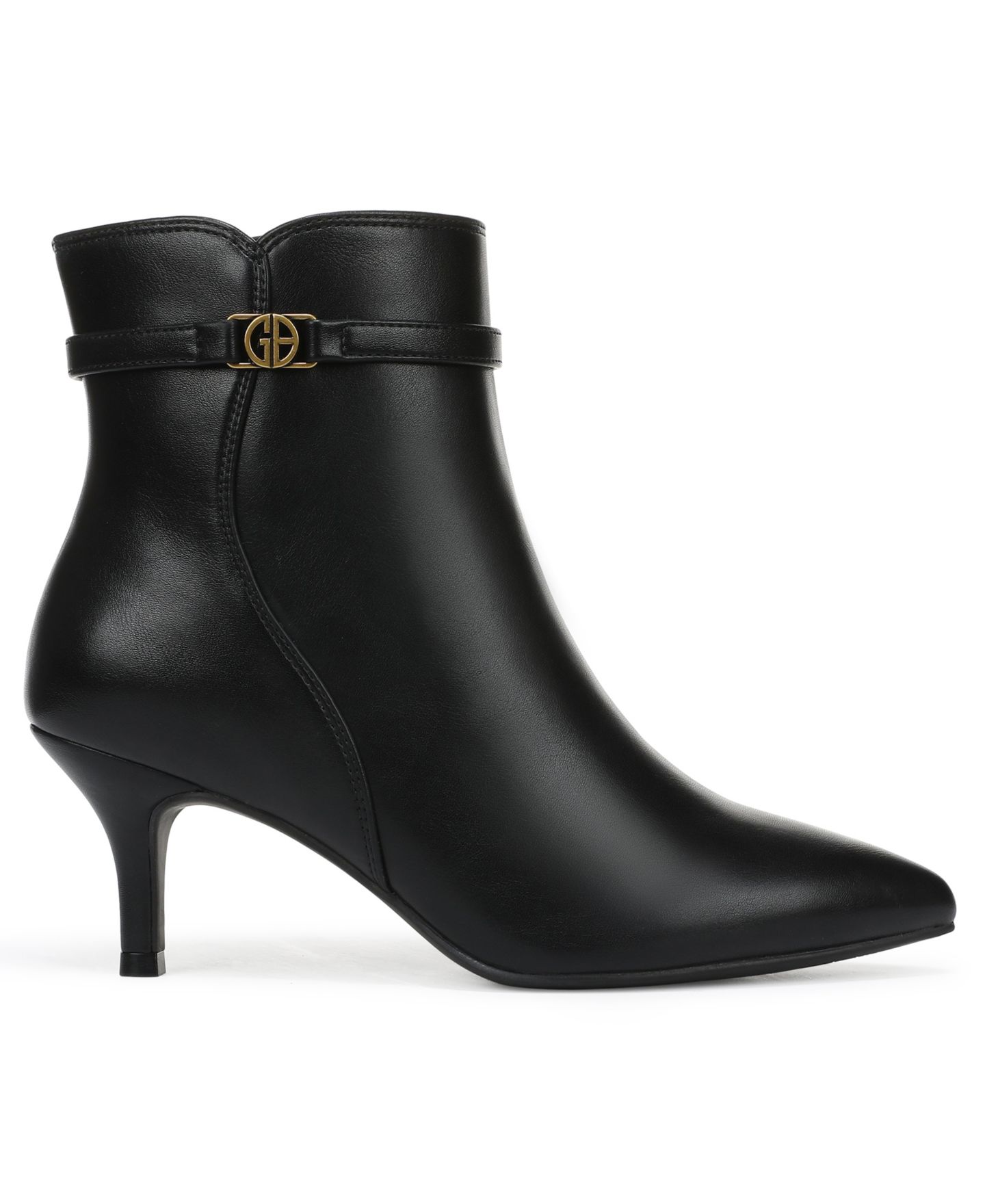 Женские ботинки Giani Bernini Caddence Pointed Toe Kitten Heel Dress Booties, цвет: Чёрный — фото 2