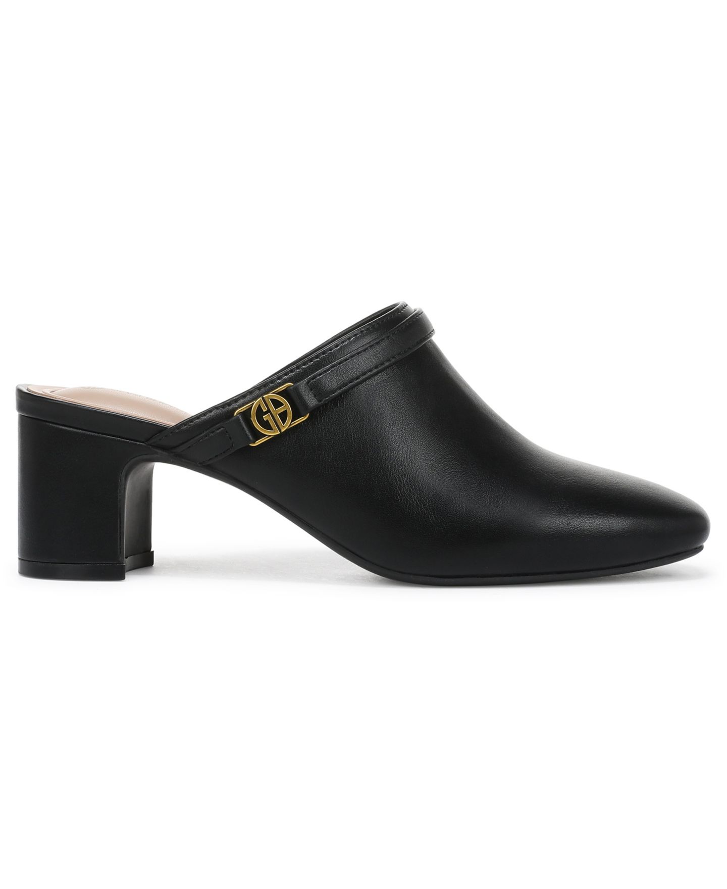 Женские сабо Giani Bernini Vellaa Block Heel Slip On Mules, цвет: Чёрный — фото 2