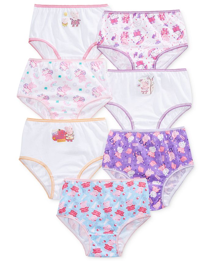 6-Pack Toddler Girls Hanes Girls Hipster Underwear Toddler Panties