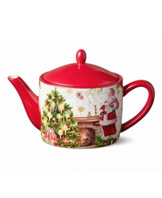 Santa's Delivery Ceramic 9" Teapot
