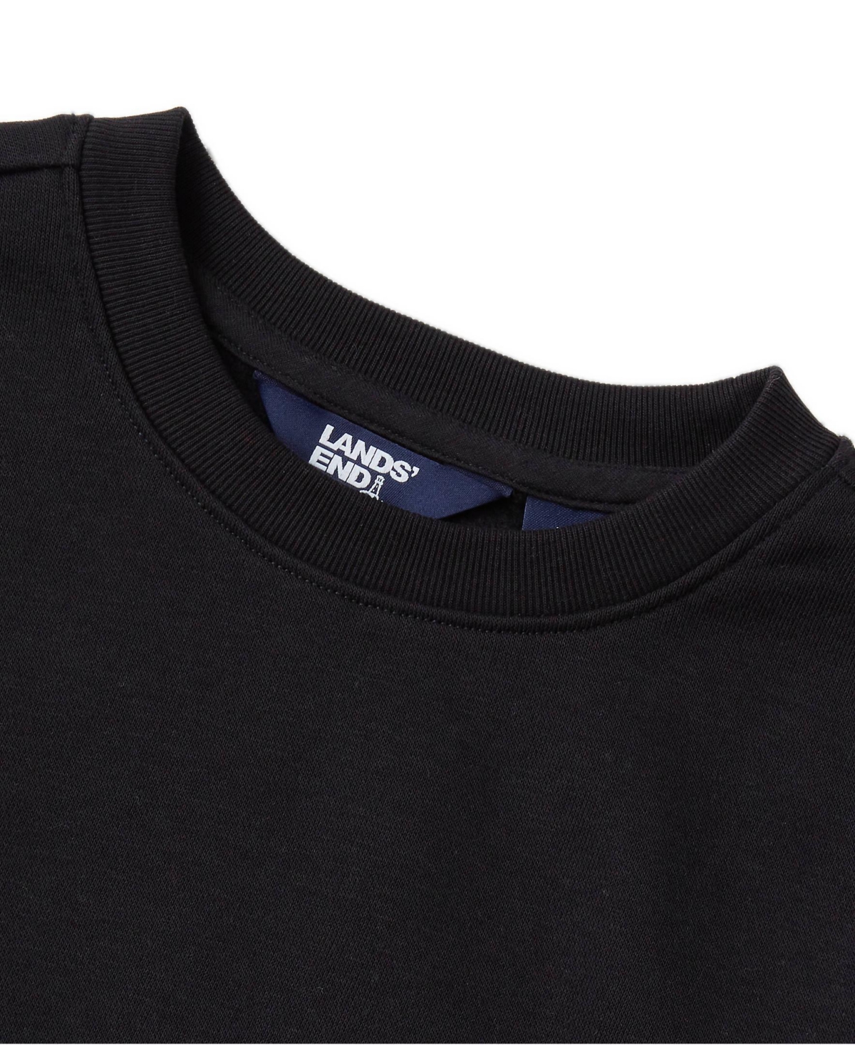Lands' End Kids Relaxed Fit Fleece Crewneck Sweatshirt